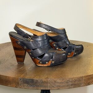Stylish and Sexy Dark Navy Frye Heels